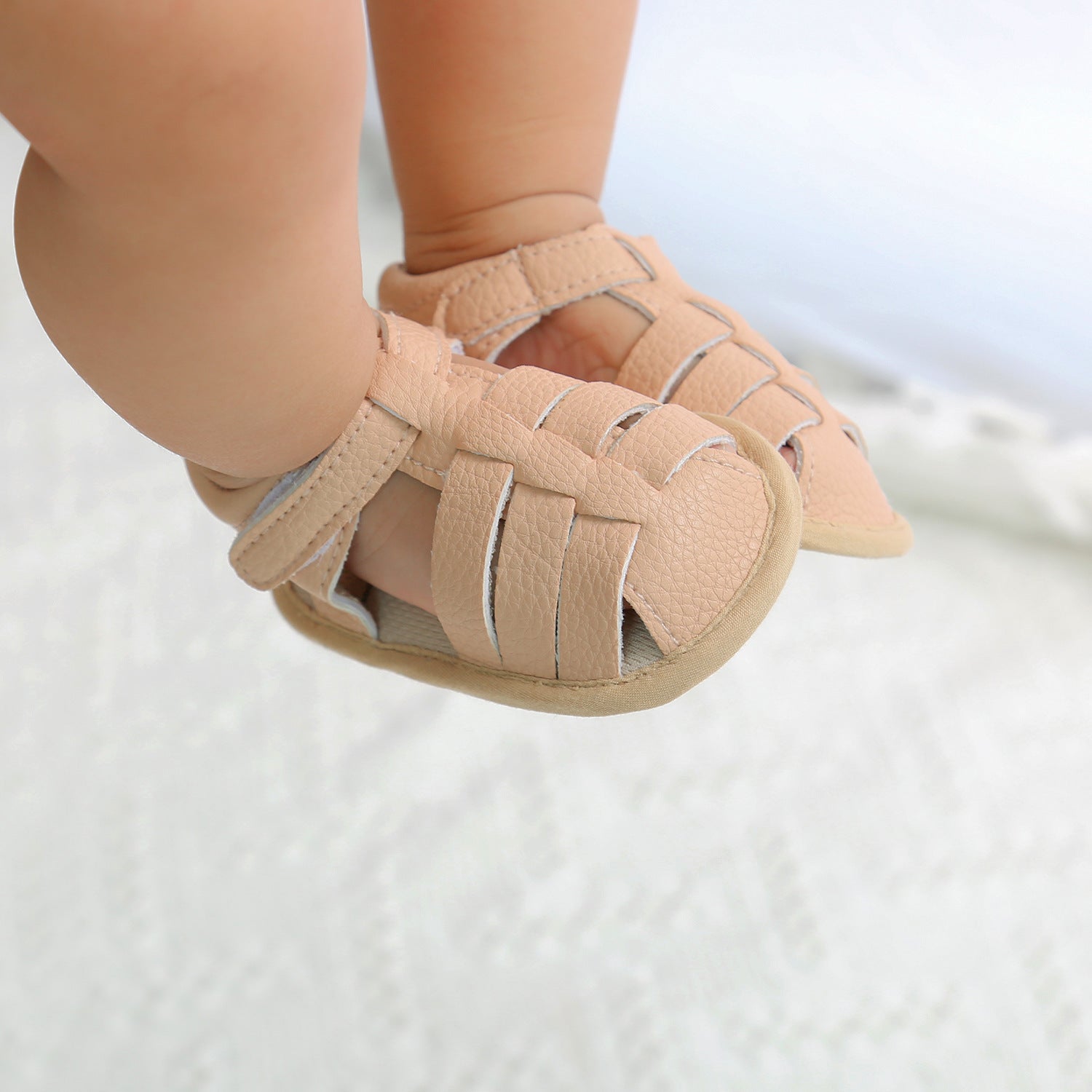 Kelly Baby Sandals in Peach Pink ♡