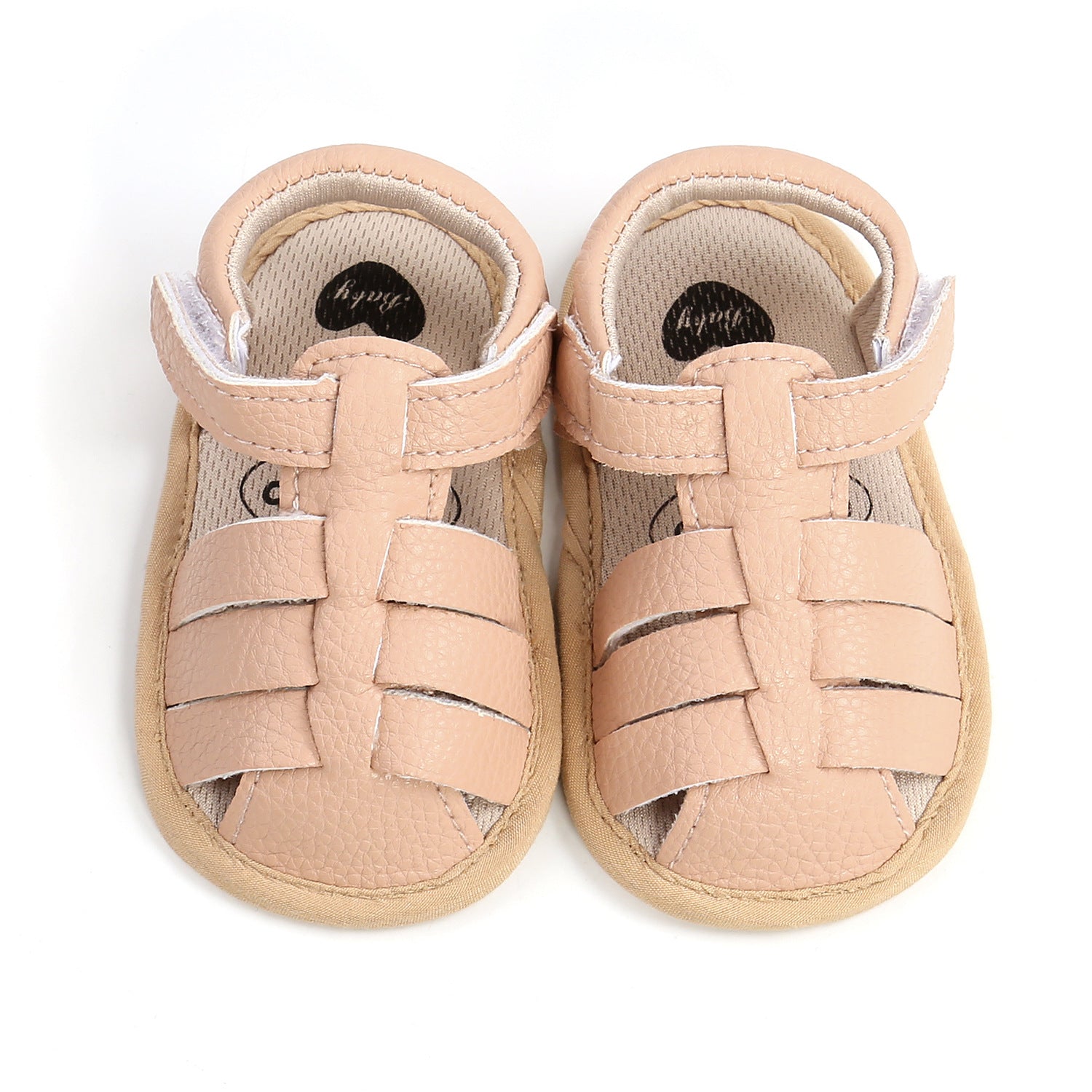 Kelly Baby Sandals in Peach Pink ♡